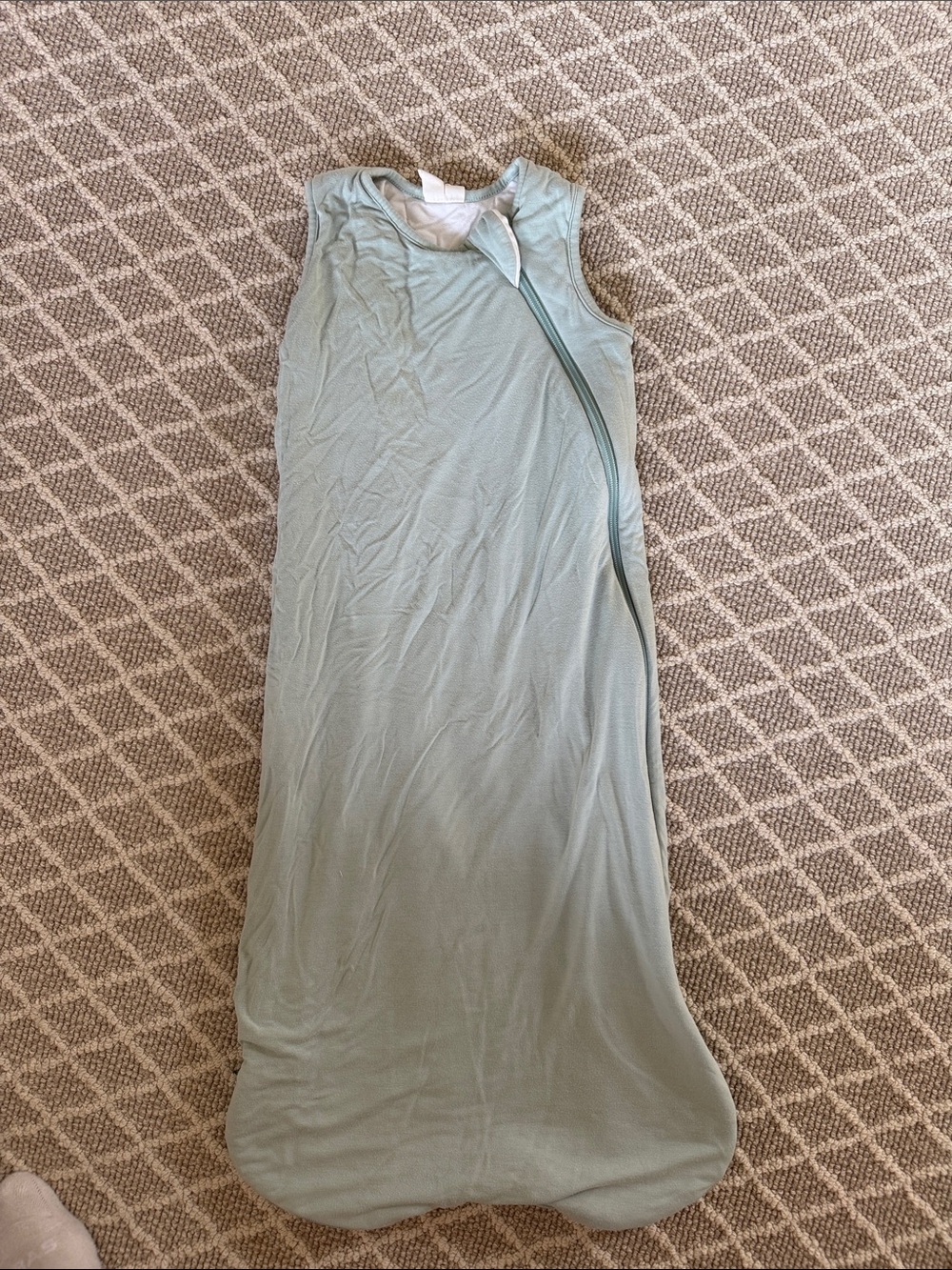 Kyte BABY Sleeveless Sleep Sack in Light Sage Green. 1.0 tog